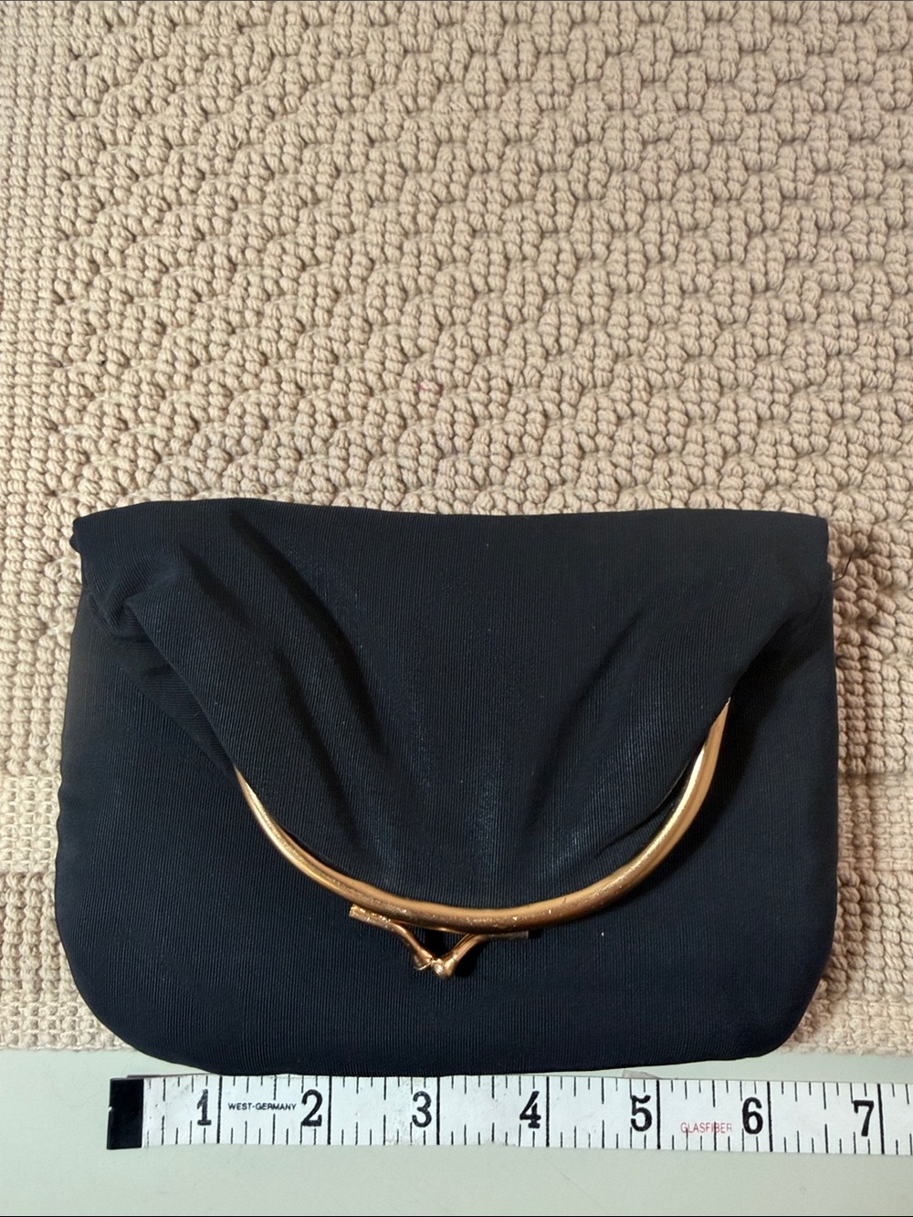 Vintage Mid Century JEMCO Made in USA Kiss Lock Coin Purse 1950s 1960s